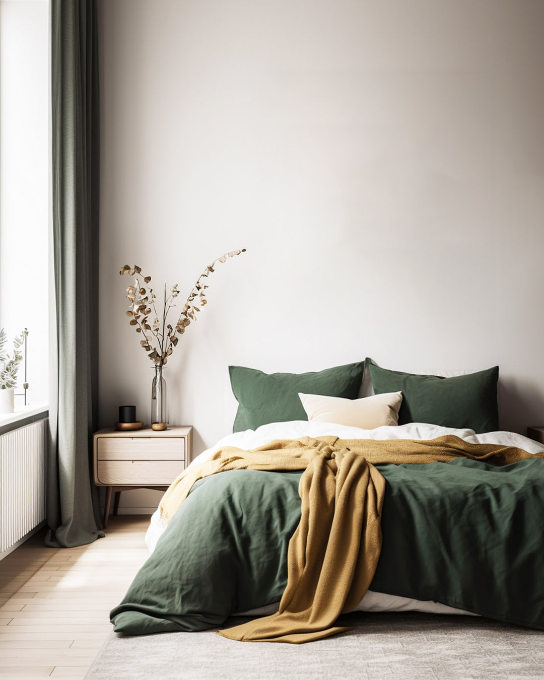 FREE Bedroom Wallpaper Mockup PSD