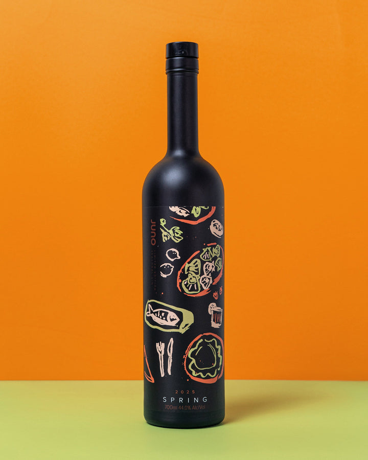 juno gin artist collab beverage illustration