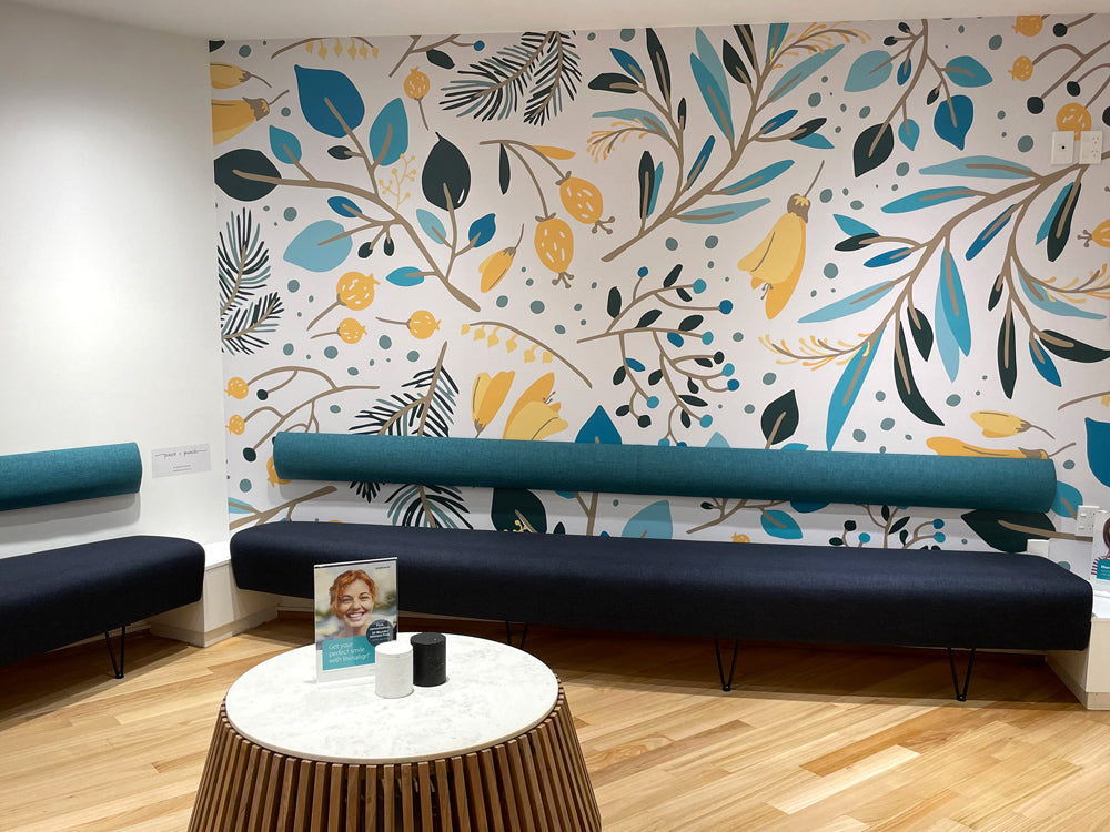 Lumino the Dentist - Printed Vinyl Mural - Auckland Mural Artist