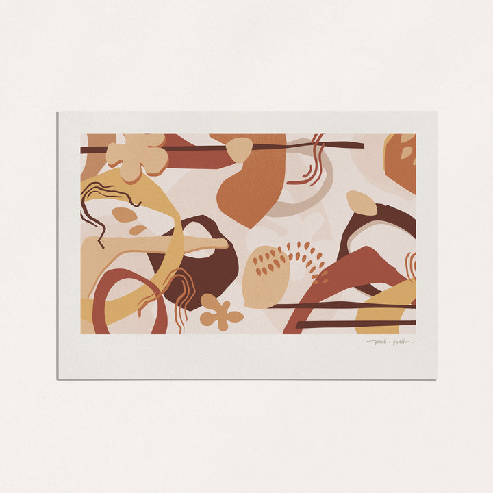 Natural Bloom I - Abstract Art Print